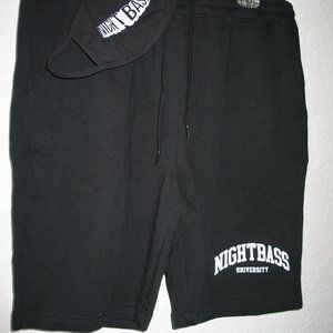Night Bass Univ | Sweatshorts and Mask NWOT